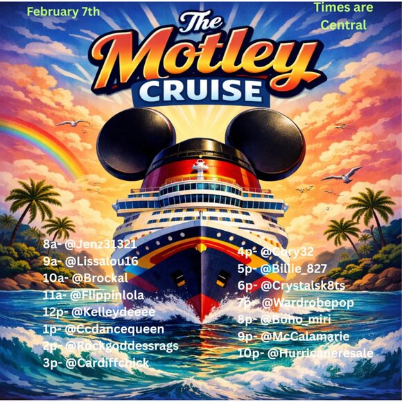 J. Crew Tops - 🤘The Motley Cruise February 7th- Disney!!!